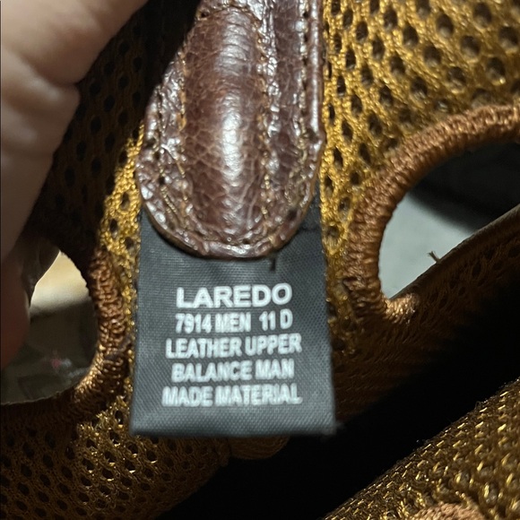 Laredo Brown Western Cowboy Boots - Picture 4 of 6